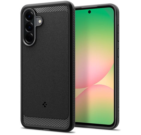Spigen Rugged Armor, matte black - Samsung Galaxy A25 5G (ACS09225)