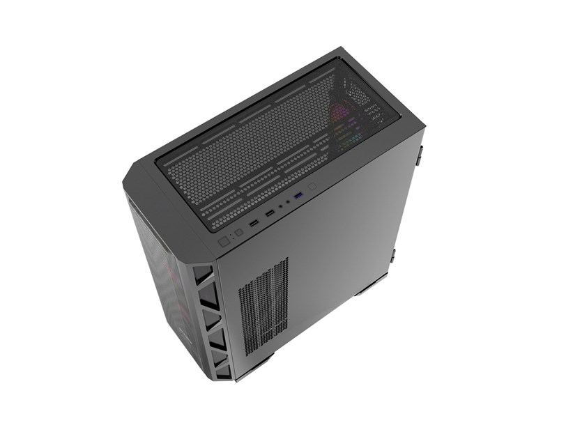 Bit Force GIANT ARGB-TMC4 Gaming E-ATX, Full-Tower kućište bez napajanja, crno