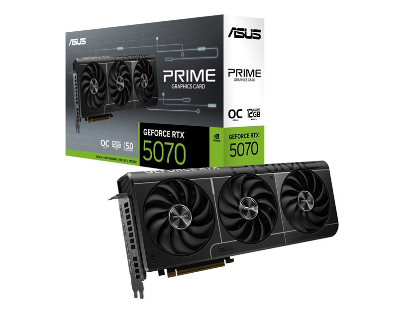 Asus PRIME GeForce RTX 5070 OC Edition 12GB GDDR7, PCIe 5.0x16, HDMI/3×DP