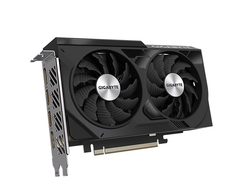 Gigabyte nVidia GeForce RTX 4060 WINDFORCE 8GB GDDR6, PCI-E 4.0, 128 bit, 2× HDMI, 2 x DP