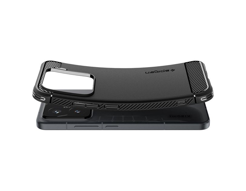 Spigen Rugged Armor, matte black - Xiaomi 15 (ACS08859)