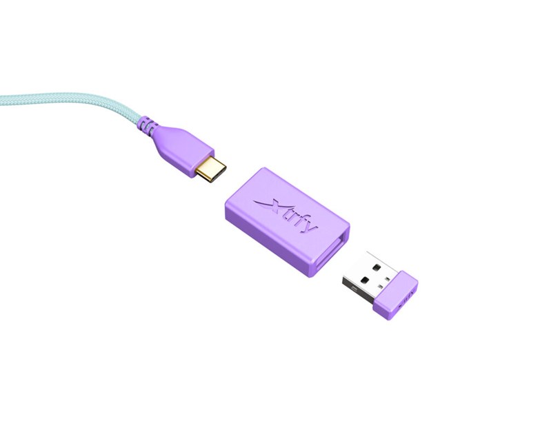 Cherry XTRFY M8 bežični igraći miš, 21000 cpi, USB, frosty mint