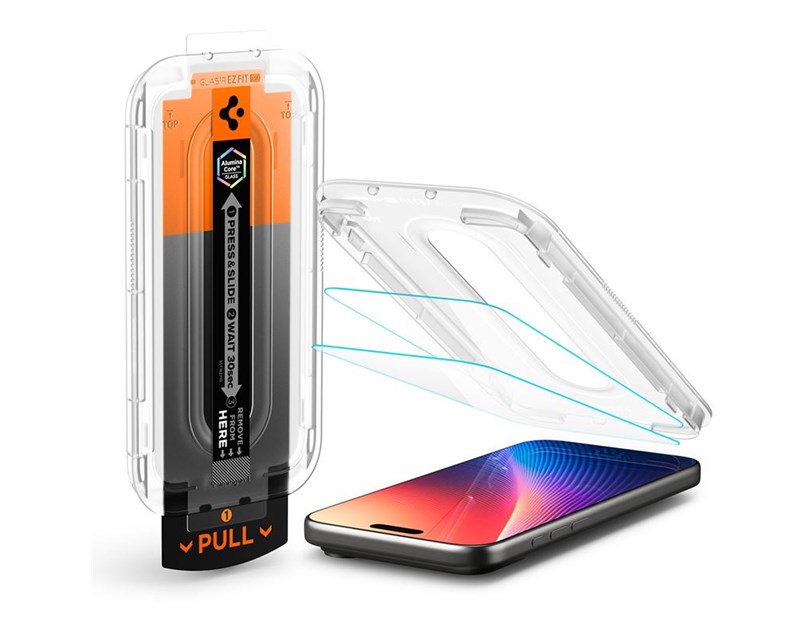 Spigen Glass tR EZ Fit HD Transparency 1 Pack, zaštitno staklo za ekran telefona 1 kom - iPhone 17/16 Pro/17 (AGL10098)