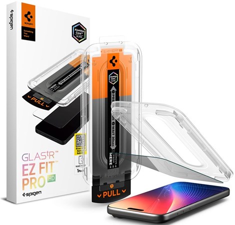Spigen Glass tR EZ Fit HD Transparency 1 Pack, zaštitno staklo za ekran telefona 1 kom - iPhone 17/16 Pro/17 (AGL10098)