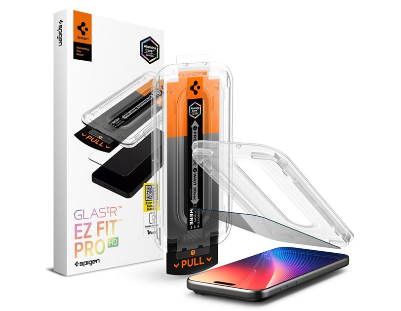 Spigen Glass tR EZ Fit HD Transparency 1 Pack, zaštitno staklo za ekran telefona 1 kom - iPhone 17/16 Pro/17 (AGL10098)