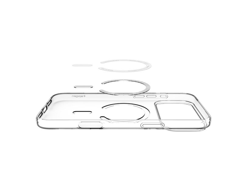 Spigen Liquid Crystal MagSafe, clear white - iPhone 17 Pro