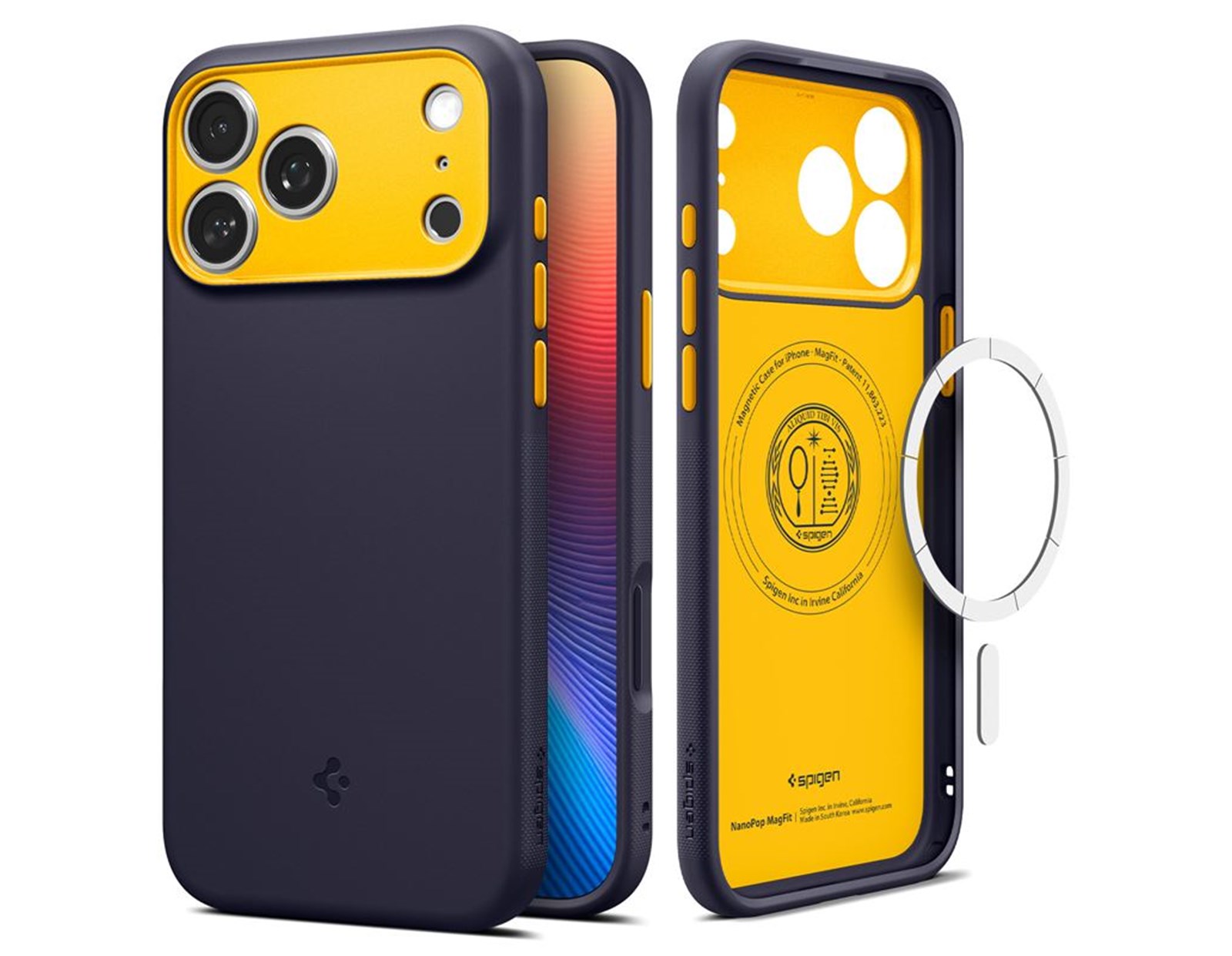 Spigen Nano Pop MagSafe, blueberry navy - iPhone 17 Pro Max