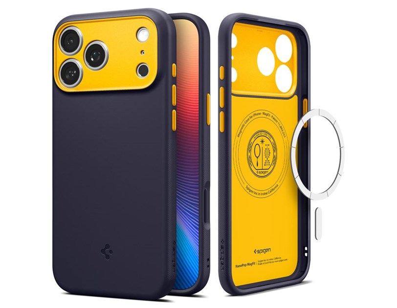 Spigen Nano Pop MagSafe, blueberry navy - iPhone 17 Pro Max