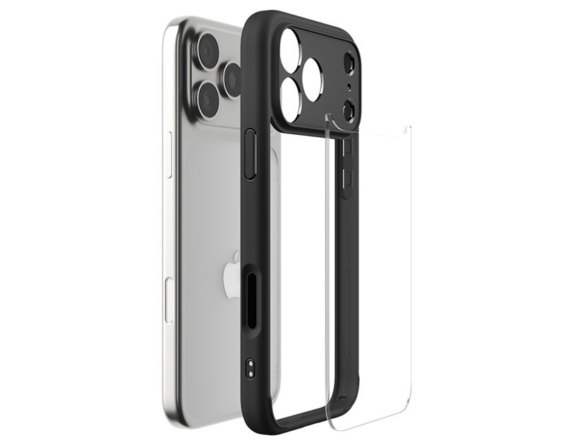Spigen Ultra Hybrid, matte black - iPhone 17 Pro Max