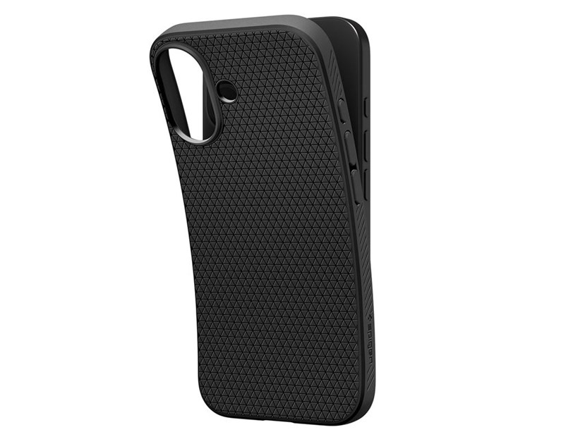 Spigen Liquid Air, matte black - iPhone 17