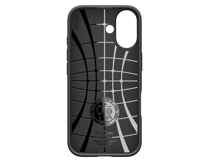 Spigen Liquid Air, matte black - iPhone 17
