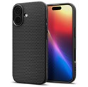 Spigen Liquid Air, matte black - iPhone 17