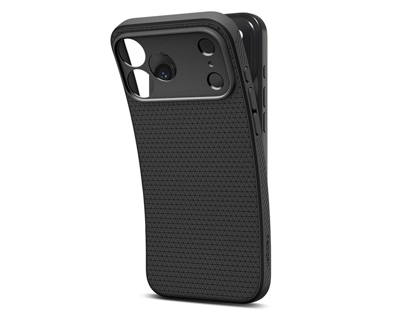 Spigen Liquid Air, matte black - iPhone 17 Pro