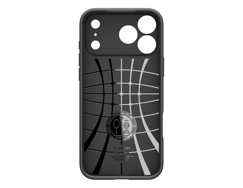 Spigen Liquid Air, matte black - iPhone 17 Pro Max