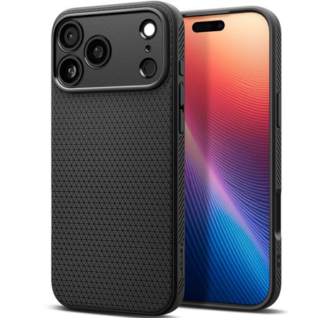 Spigen Liquid Air, matte black - iPhone 17 Pro Max