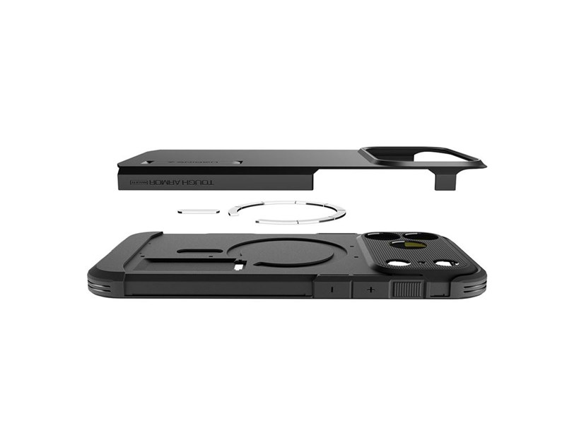 Spigen Tough Armor T MagSafe, black - iPhone 17 Pro