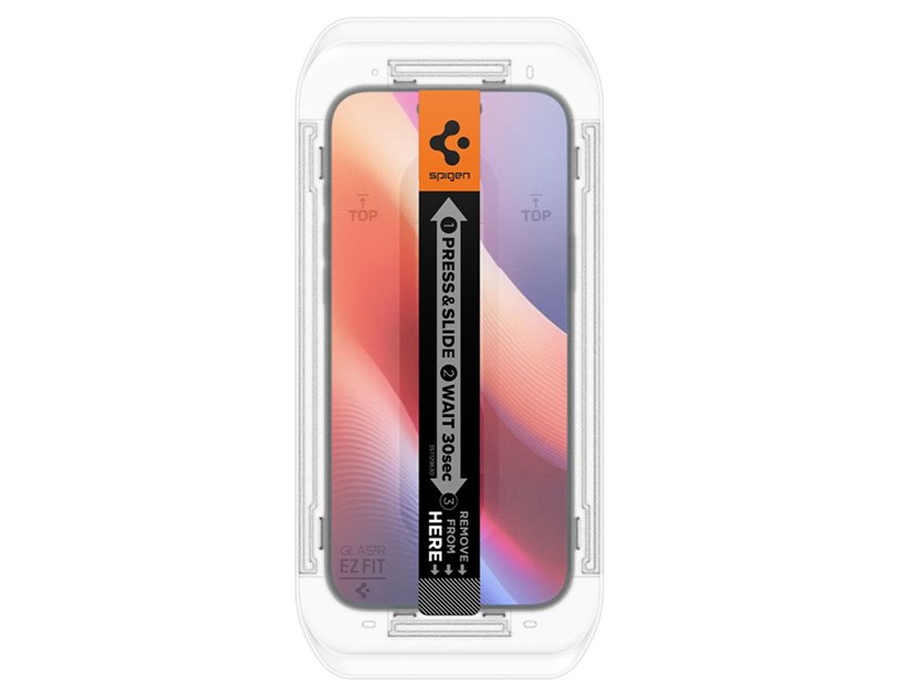 Spigen Glass tR EZ Fit (Privacy) 2 Pack, zaštitno staklo za ekran telefona 2 kom - iPhone 17/16 Pro/17 (AGL07929)