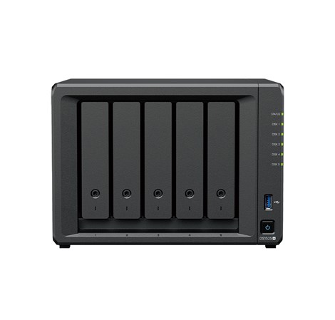 Synology DS1525+ DiskStation 5-bay NAS server/samo za Synology diskove/ AMD Ryzen V1500B, Memory: 8 GB, LAN:2x 2.5GbE, 2x USB 3.2 Gen1, 2x USB-C