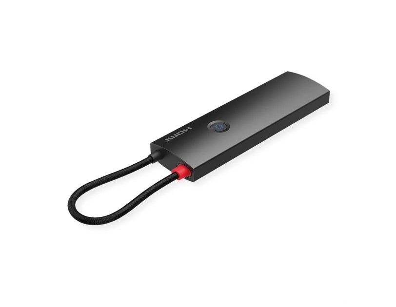 Roline USB-C multiport docking station, 1×4K HDMI, 2×USB 3.2 Gen 2, 1×USB Type C PD, 1×G-LAN, 1×SD/microSD Card Reader