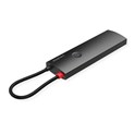Roline USB-C multiport docking station, 1×4K HDMI, 2×USB 3.2 Gen 2, 1×USB Type C PD, 1×G-LAN, 1×SD/microSD Card Reader