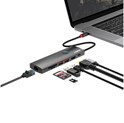 Roline USB-C multiport docking station, 1×4K HDMI, 2×USB 3.2 Gen 2, 1×USB Type C PD, 1×G-LAN, 1×SD/microSD Card Reader