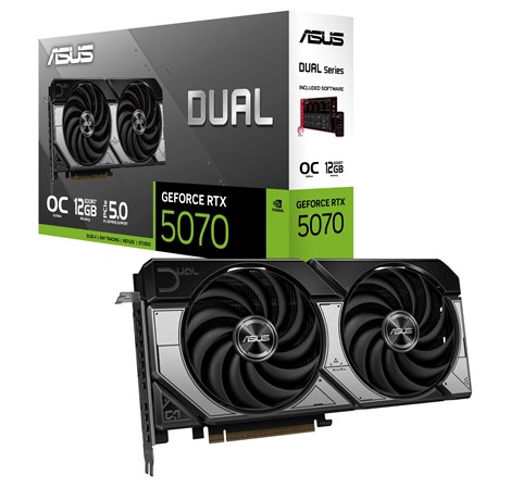 Asus DUAL GeForce RTX 5070 12GB GDDR7, 12GB GDDR7/192-bit, PCIe 5.0x16, HDMI/3×DP