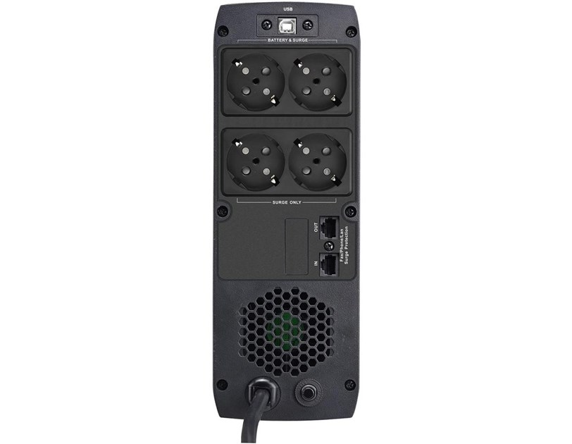 Fortron Source UPS ST 1200 Tower 1200VA/720W, Line-interactive, HID, RJ45, SCHUKO*4,with hot swappable battery design, 12V9Ahx2 pcs