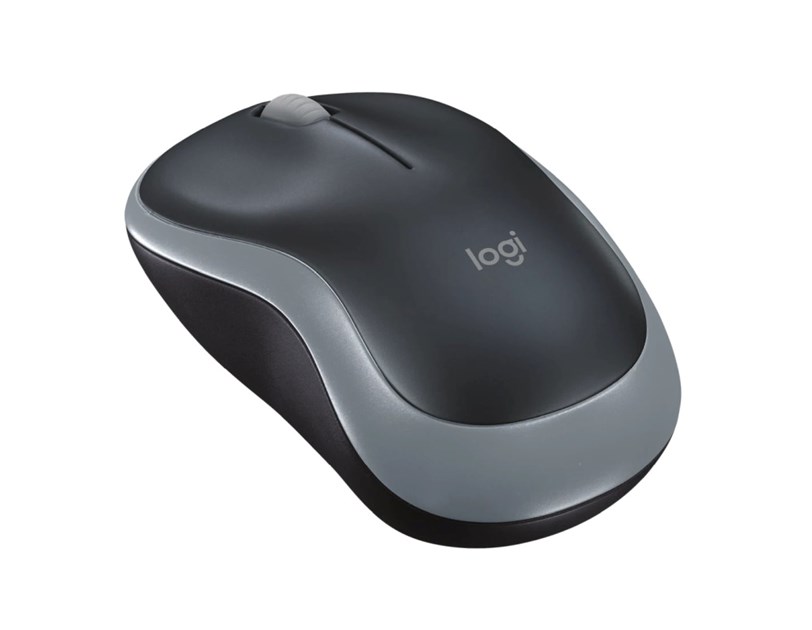 Logitech M185 bežični optički miš, USB, sivi (910-002235)