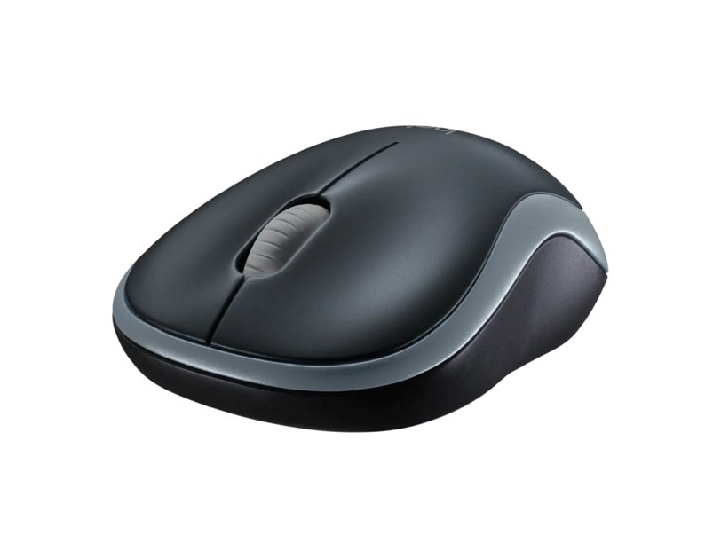 Logitech M185 bežični optički miš, USB, sivi (910-002235)