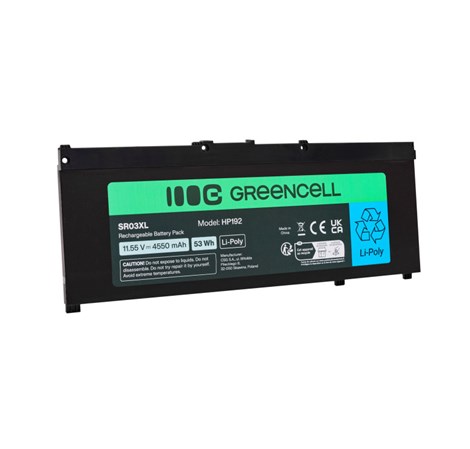Green Cell (HP191) SR03XL baterija 4550 mAh, 11.4V, za HP Pavilion Gaming 15