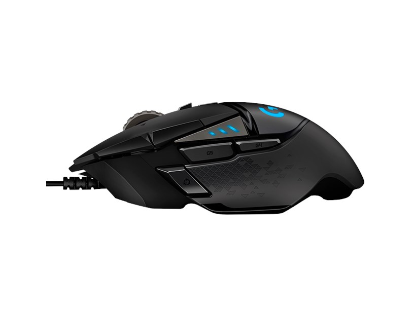 Logitech G502 Hero High Performance igraći optički miš, USB, crni (910-005471)