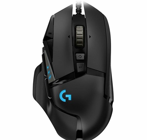 Logitech G502 Hero High Performance igraći optički miš, USB, crni (910-005471)