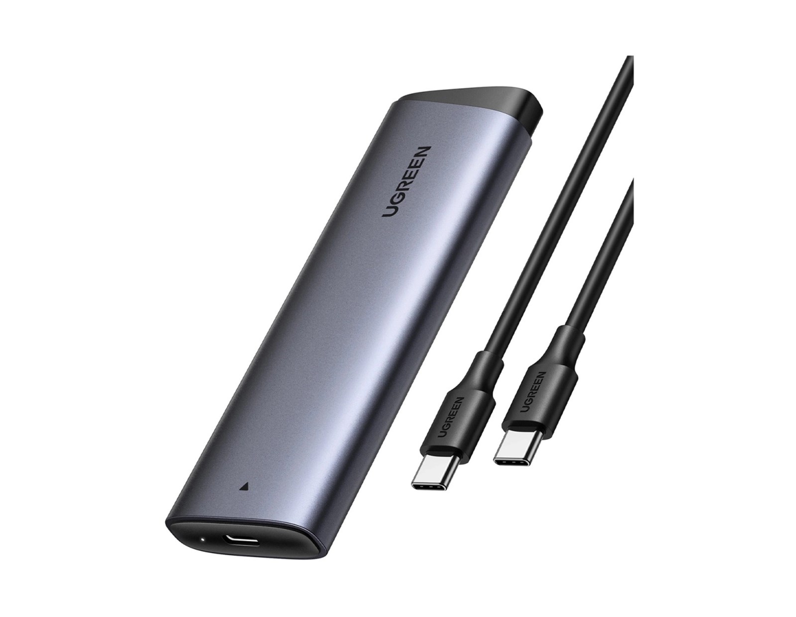 UGREEN vanjsko kućište CM767, SSD M.2 2230-2280 B&M-Key, NVMe, USB C 3.2, 10 Gbps, srebrno