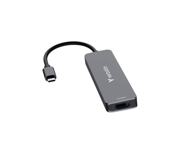 Verbatim USB-C Essentials Multiport Hub 6 priključaka: HDMI, USB-C PD, USB-A 3.2 Gen 1, USB-A, SD i microSD