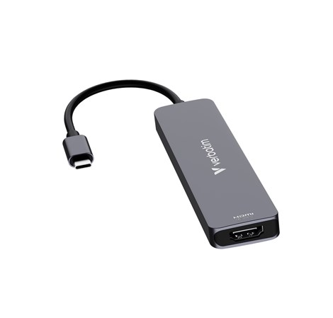 Verbatim USB-C Essentials Multiport Hub 7 priključaka: HDMI, USB-C, USB-C 3.2 Gen 1, 2 x USB-A 3.2 Gen 1, SD i microSD