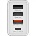 Verbatim zidni punjač 30W, 3×USB-A/1×USB-C, bijeli