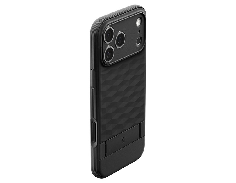 Spigen Parallax S MagSafe, matte black - iPhone 17 Pro (ACS09964)