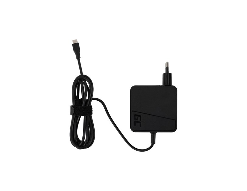 Green Cell (AD134PV2) USB-C 65W punjač sa USB-C kabelom za Apple MacBook Pro 13, Asus ZenBook, HP Spectre, Lenovo ThinkPad