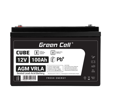 Green Cell (AGM30) baterija AGM 12V/100Ah