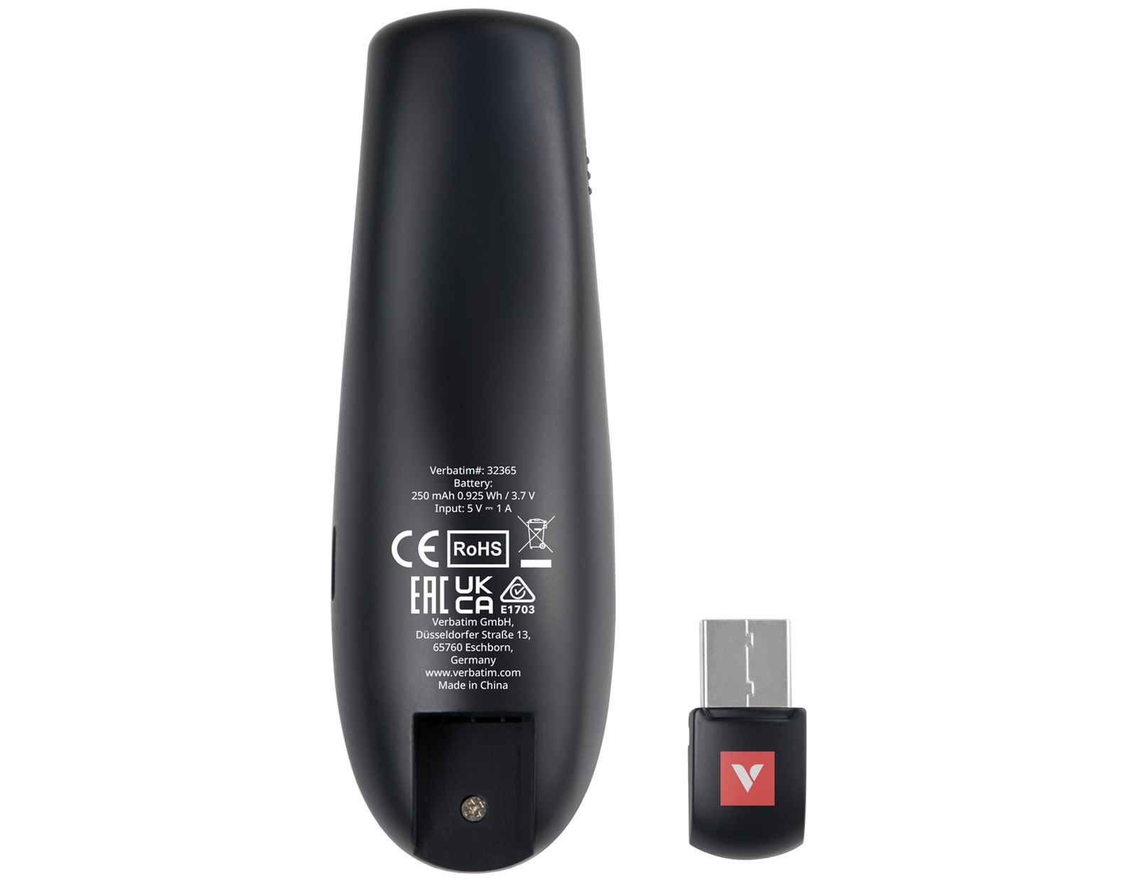 Verbatim Focus bežični prezenter Wireless presenter with red laser pointer