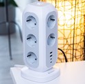 Verbatim EU Power Tower EUPT-01 11xAC / 2xUSB / 2xType-C