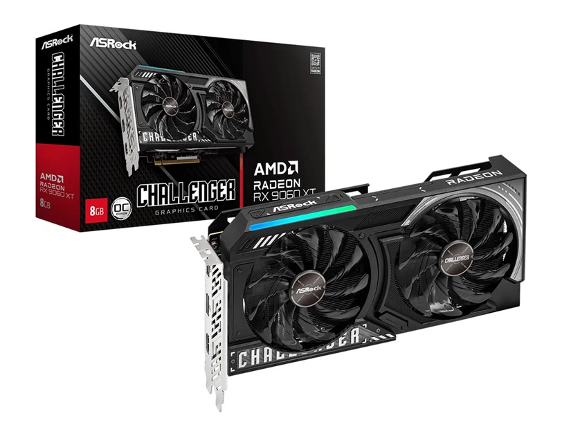 Asrock Radeon RX 9060 XT CL 8GB GDDR6 OC, PCIe 5.0x16, HDMI/2×DP