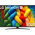LG 50" (127cm) 50NANO81A NanoCell, 4K/UHD 3840x2160, HDR10/HLG, 60Hz, Bluetooth, Wifi, LAN/HDMI/USB, webOS 24