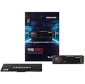 Samsung 990 Pro 2TB NVMe PCIe 4.0 M.2 SSD, R/W: 7450/6900 MB/s, (MZ-V9P2T0BW)