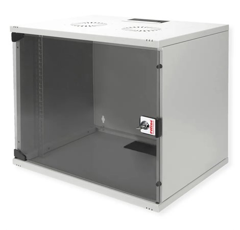 Roline 19" 9U 540×400×460 Basic zidni ormar, sivi
