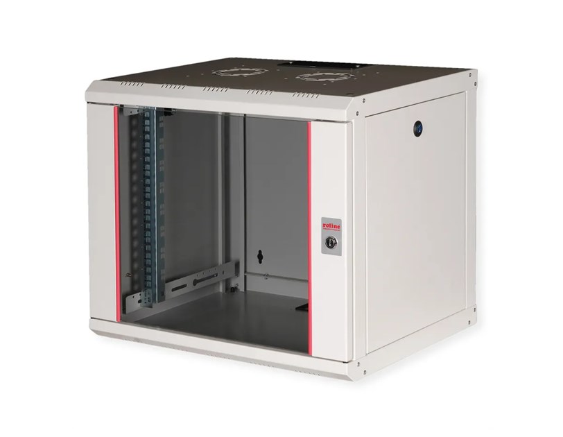 Roline 19" 9U 600×450×505 Pro zidni ormar, sivi