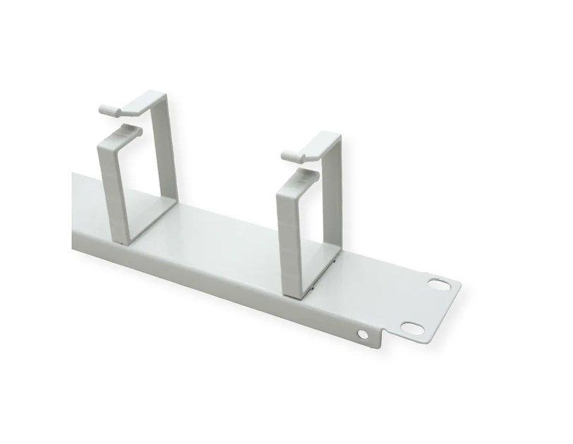 Roline 19" 1U organizator kablova, 5 nosača, sivi
