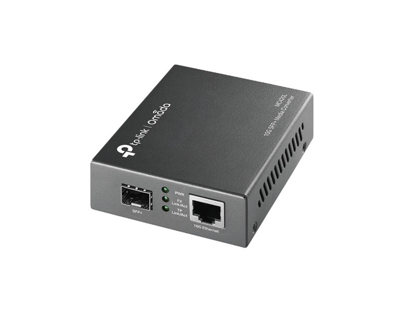 TP-Link Omada 10G Multi-Gigabit SFP Media Converter (1x10GbE, 1xSFP+, MM/SM, 550nm/1310nm, 550m/20km)