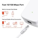 Mercusys ME10 bežični pojačivač dometa (Range Extender) 300Mbps (2.4GH), IEEE 802.11b/g/n 2.4 GHz, 1×LAN,