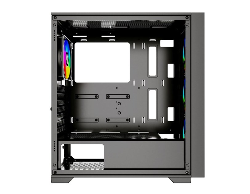 Bit Force VOLTRON ARGB-C4 Gaming Midi Tower ATX kućište bez napajanja, crno